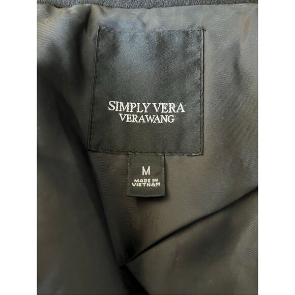 Simply Vera Vera Wang Oversize Boyfriend Blazer Suit Jacket Size Medium - Picture 5 of 8